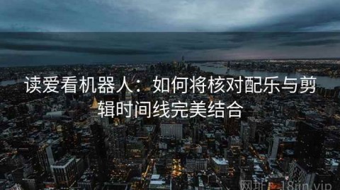 读爱看机器人：如何将核对配乐与剪辑时间线完美结合