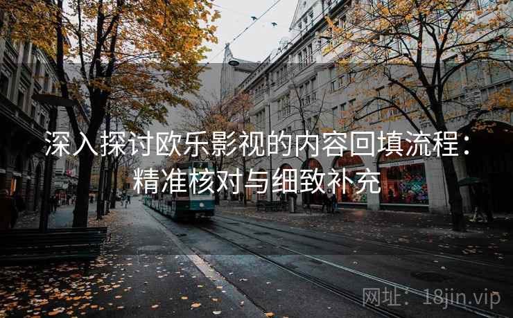 深入探讨欧乐影视的内容回填流程：精准核对与细致补充