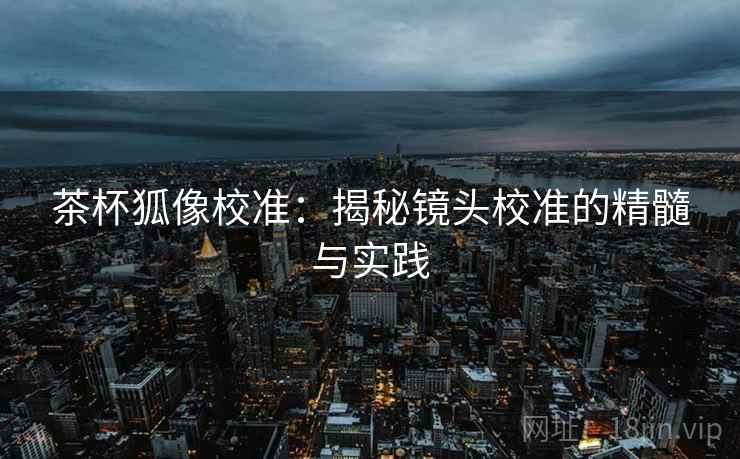 茶杯狐像校准：揭秘镜头校准的精髓与实践